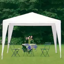 Bahçe Çardak 3x3 mt Beyaz Çardak