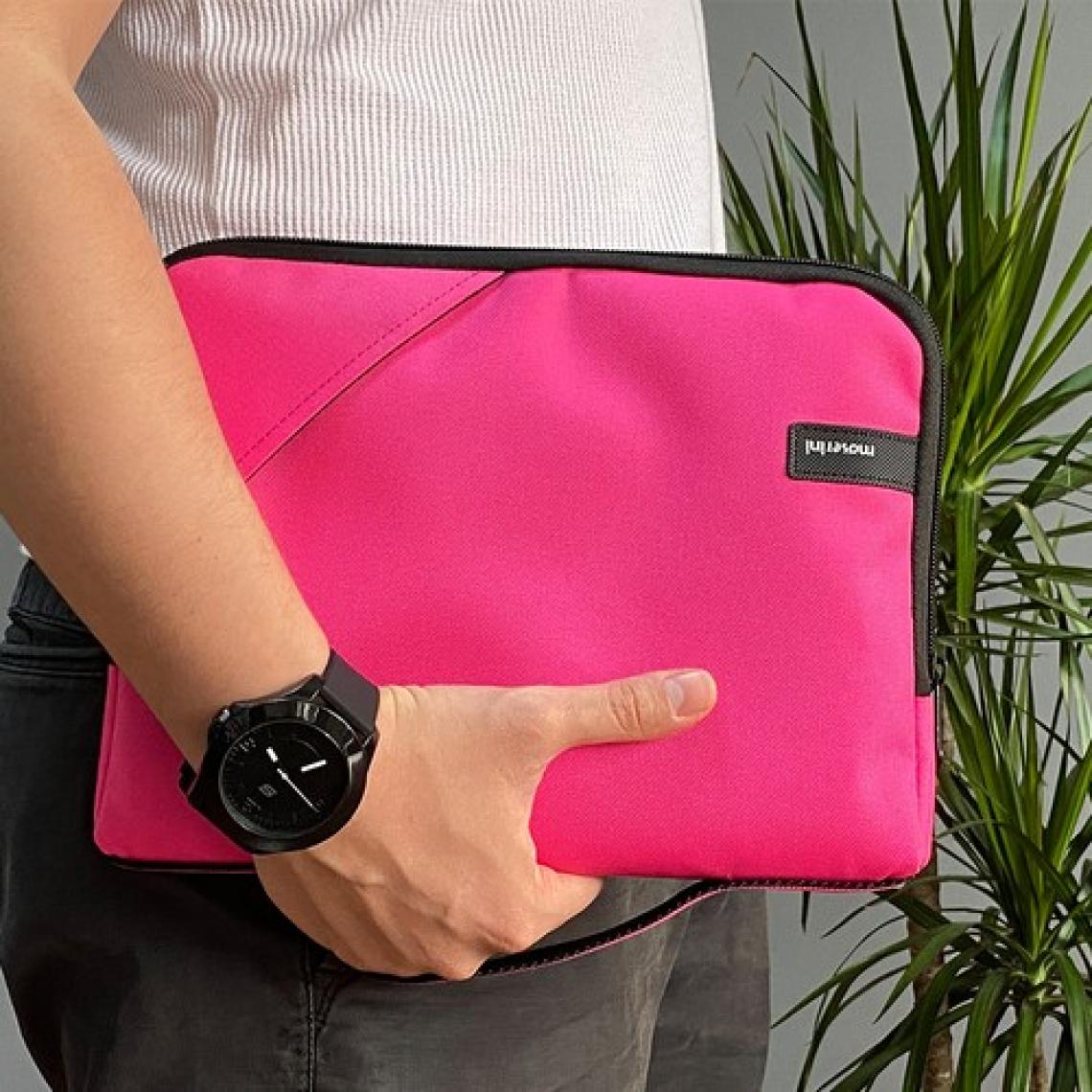 Moserini Samsung SMT870 Galaxy Tab S7 11" Smart Slim Tablet Çantası Fuşya