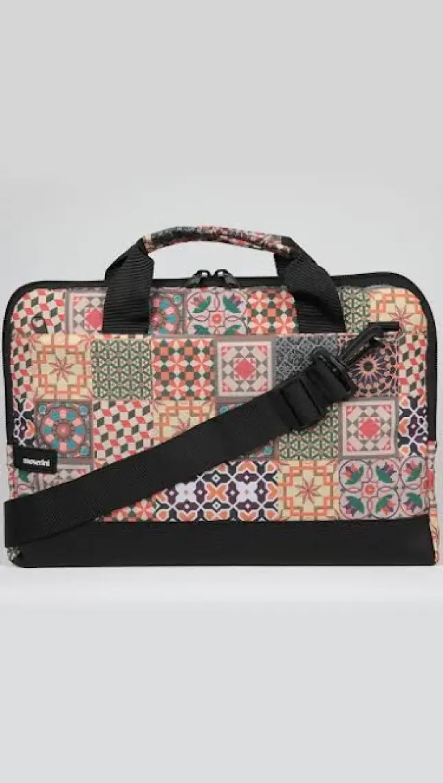Moserini 13'' - 13.3'' Taban Korumalı, Omuz Askılı Desenli Macbook Air-Pro Laptop Çantası - Antares