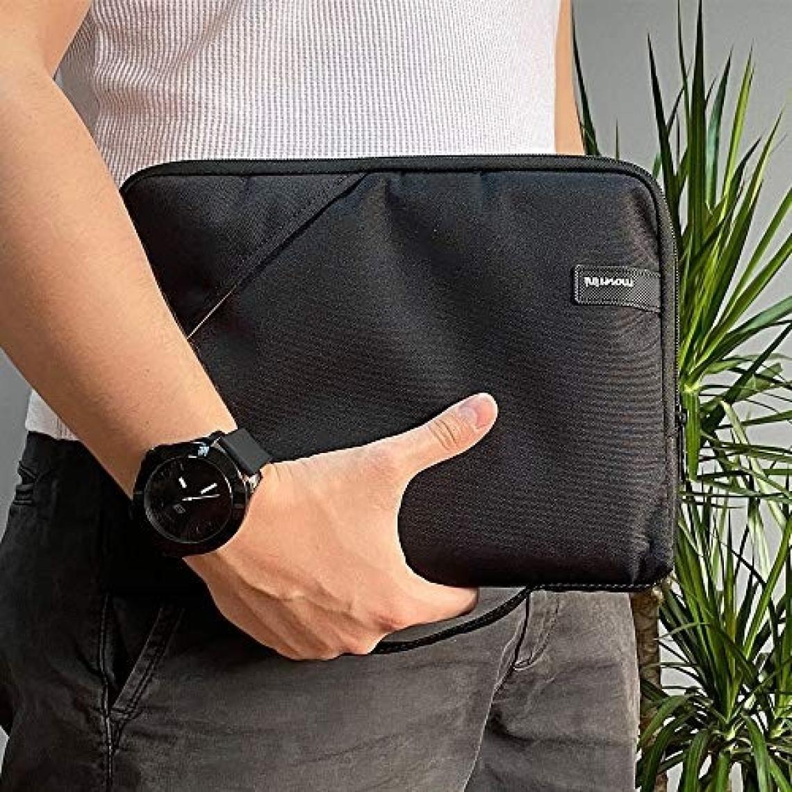 Moserini Samsung Galaxy Tab S9 Fe+ 12.4" Wi-Fi Smart Slim Tablet Çantası - Siyah