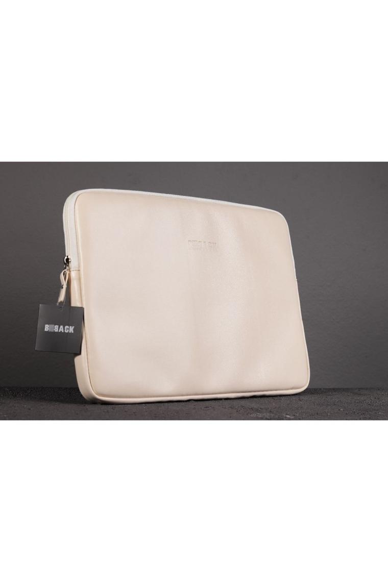 Bback Düz Laptop Çantası Krem