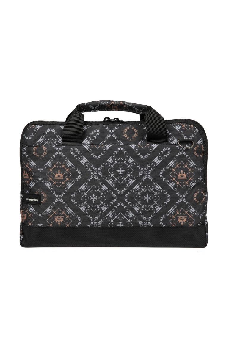 Moserini 13'' - 13.3'' Taban Korumalı, Omuz Askılı Desenli Macbook Air-Pro Laptop Çantası - Gordion