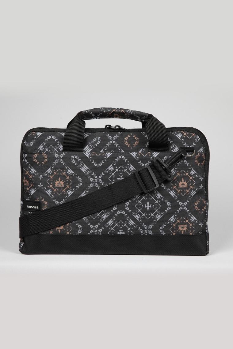 Moserini 13'' - 13.3'' Taban Korumalı, Omuz Askılı Desenli Macbook Air-Pro Laptop Çantası - Gordion