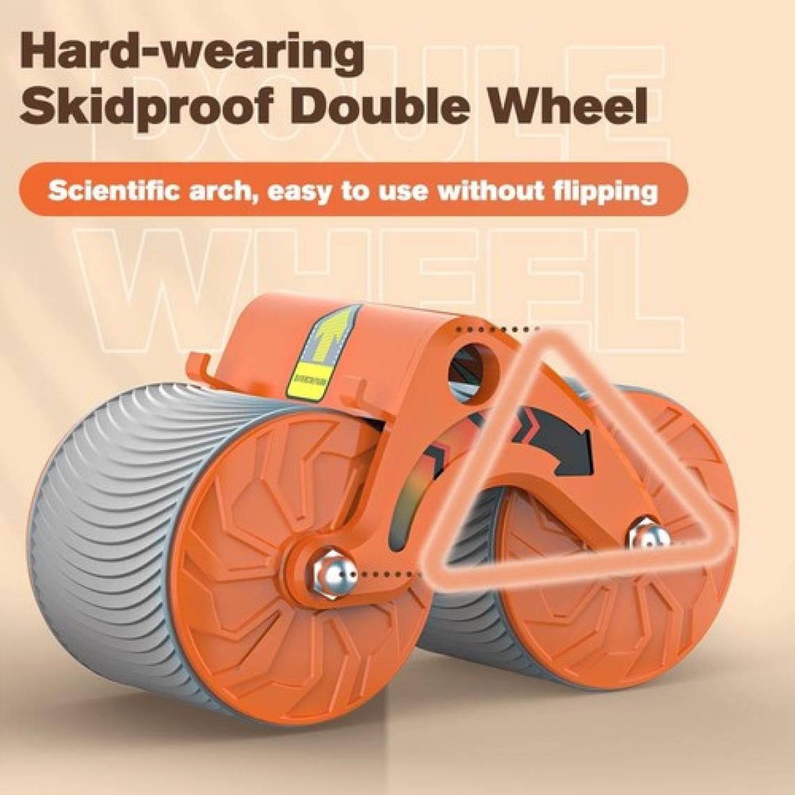 Avessa Relife Ab-06 Ab Roller Dirsek Destekli Karın Çalıştırıcı, Otomatik Geri Tepme Özellikli, Diz Matlı Karın Kası Çalıştırıcı, Erkekler ve Kadınlar Için, Karın Kası Antrenmanı, Çift Tekerlekli