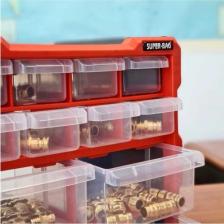 Tekreyonda Super Bag Monoblok Çekmeceli Organizer Vida Boncuk Kutusu Hobi Organizer 12 Çekmece ASR6007 Monoblok