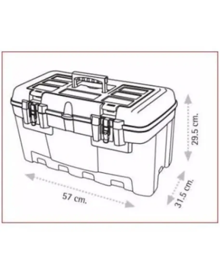 Super-Bag Asr-5030 Metal Kilitli Takım Çantası 22"