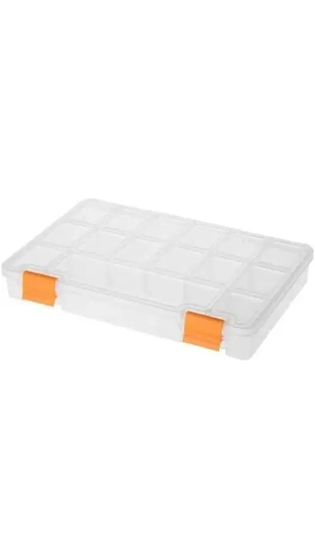 Mano Ş-ORG-9 Şeffaf Malzeme Kutusu Organizer 9"