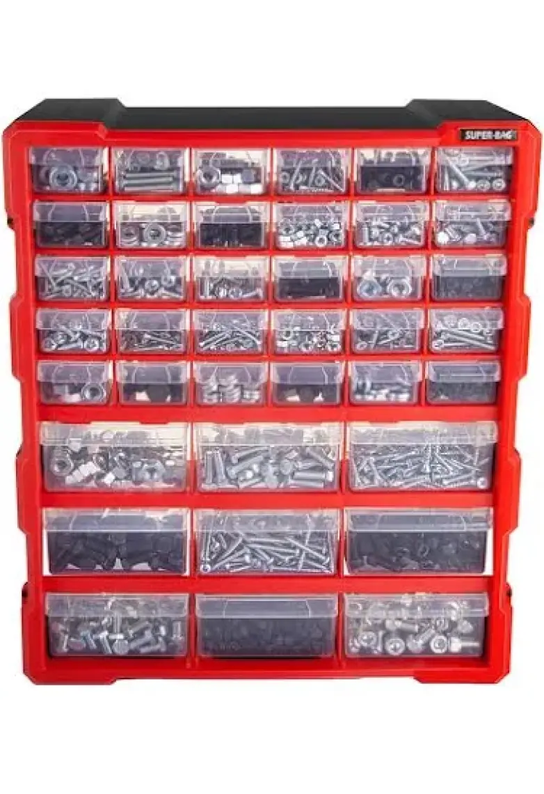 Super-Bag  Super Bag Mono Blok Çekmeceli Organizer 39'lu Büyük Boy ASR-6001