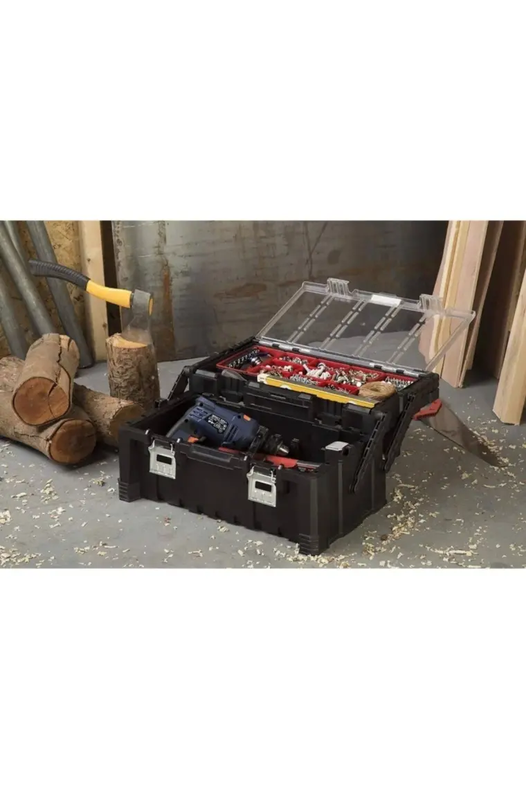Keter 17203104 Connect Cantilever Toolbox Takım Çantası