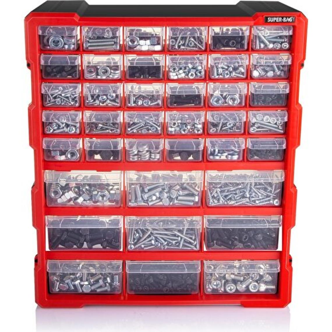 Super-Bag  Super Bag Mono Blok Çekmeceli Organizer 39'lu Büyük Boy ASR-6001