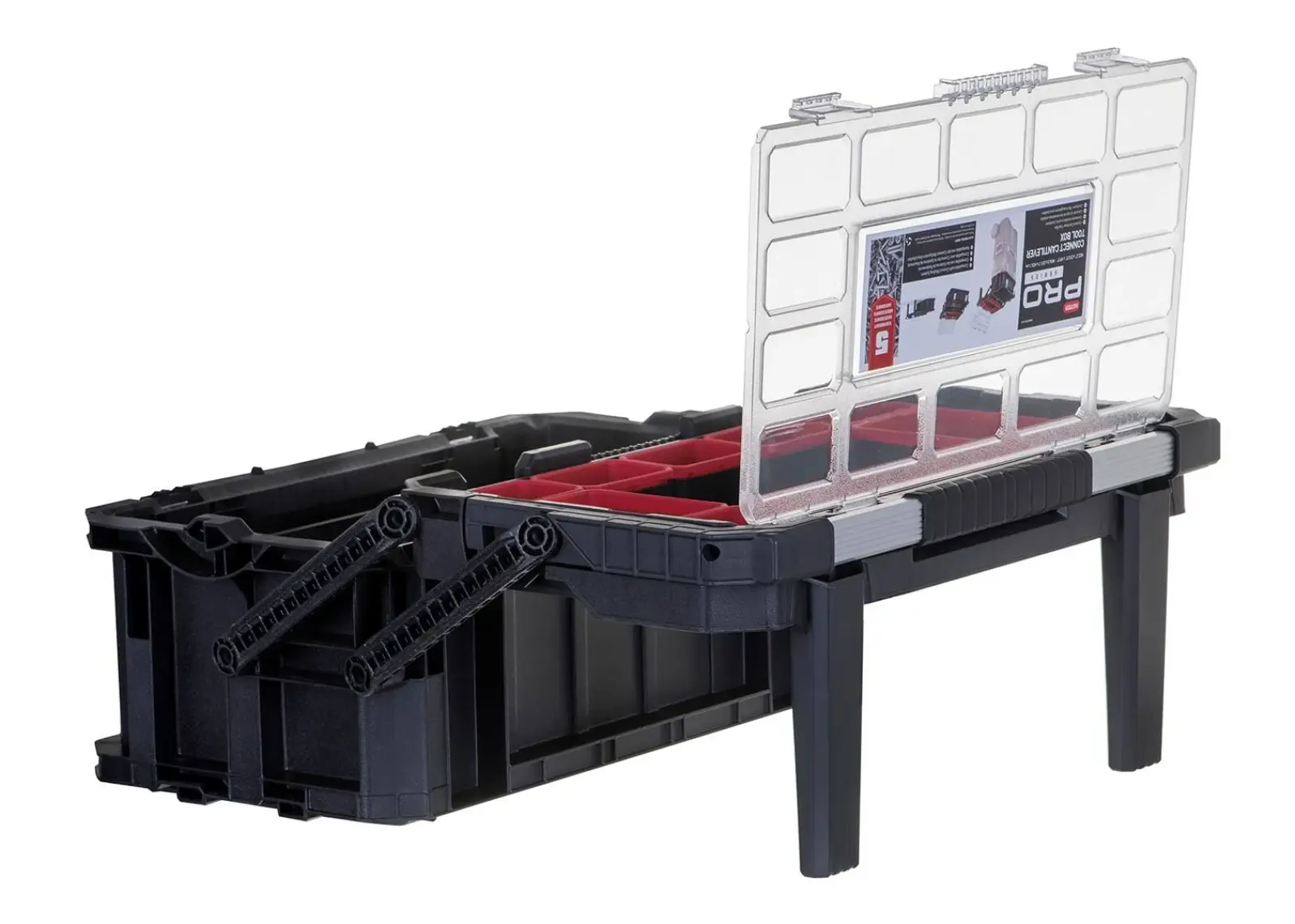 Keter 17203104 Connect Cantilever Toolbox Takım Çantası