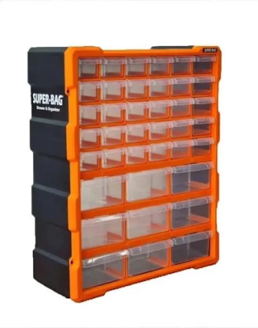 Super-Bag  Super Bag Mono Blok Çekmeceli Organizer 39'lu Büyük Boy ASR-6001