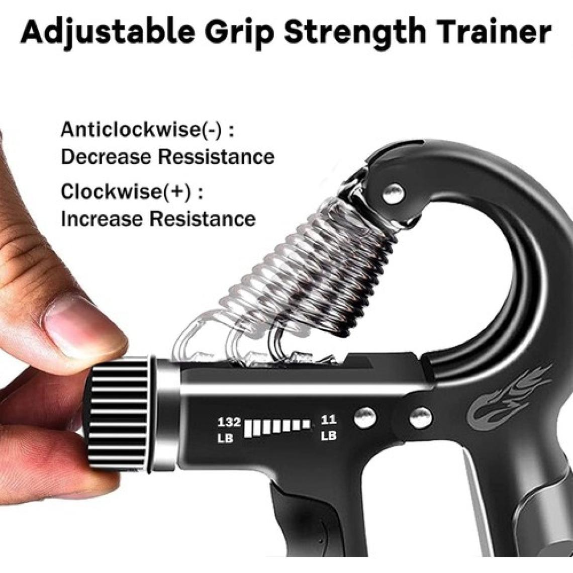 Ultio Spor Orijinal Sayaçlı El Yayı 60 kg - 5 kg Ayarlanabilir 1 Adet El Yayı Bilek Kas Güçlendiric