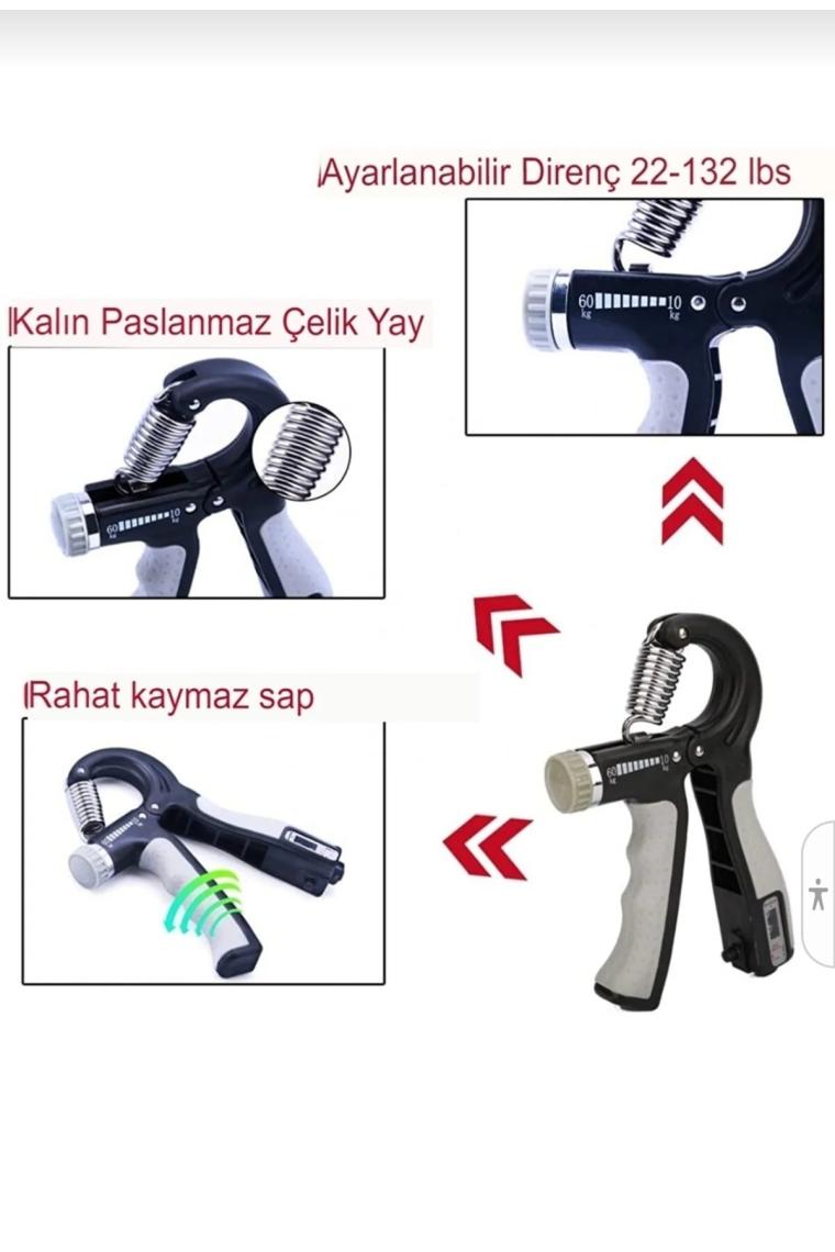 Newstore Home Ayarlı El Yayı 5-60 kg Ayarlanabilir Bilek Kas Güçlendirme