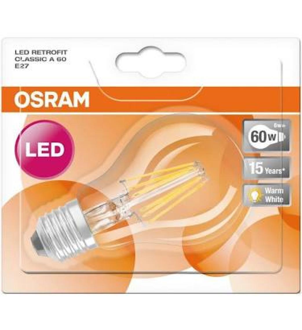 Osram / 7W Value Fileman LED Ampül 2700K Sarı E27 /4058075819658