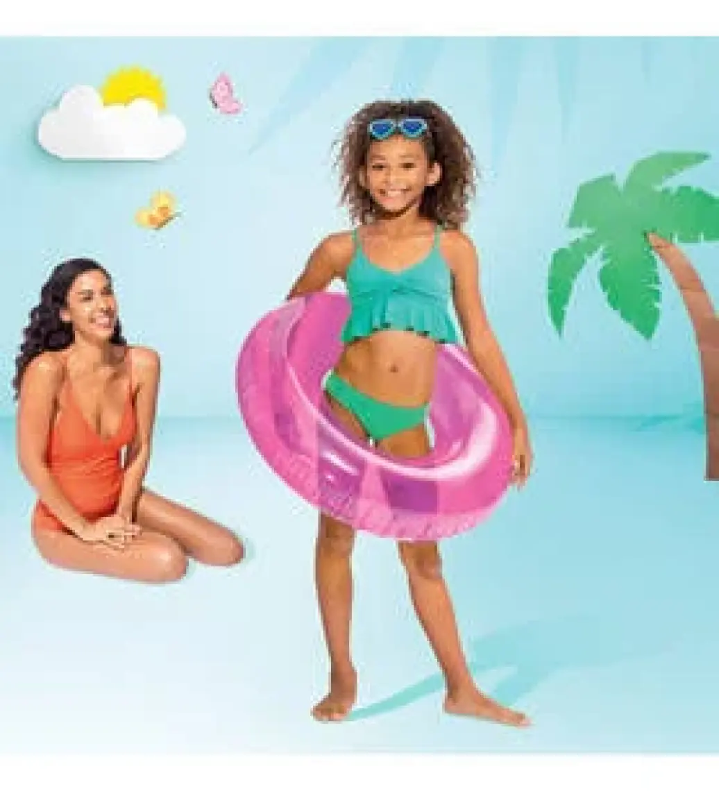 Intex 59260 Şeffaf Renkli Simit 76 cm
