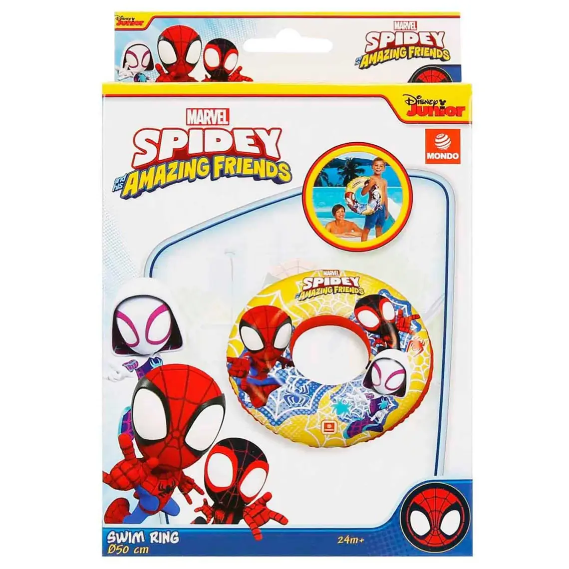 Sunman Spidey ve Inanılmaz Arkadaşları Can Simidi 50 cm Sarı