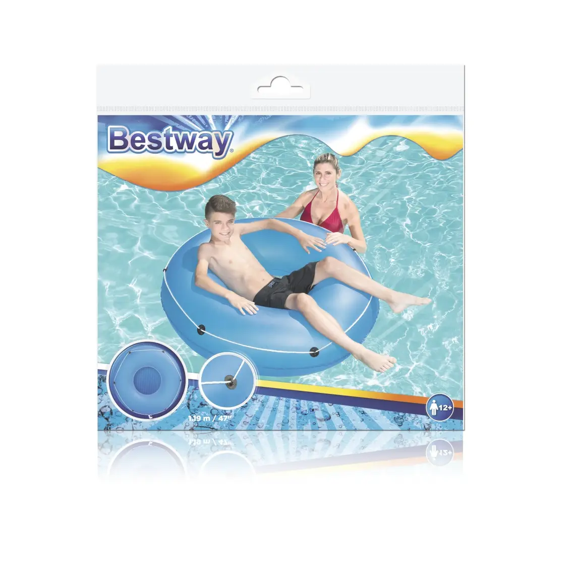 Bestway 119 Cm İpli Simit W36120 Mavi