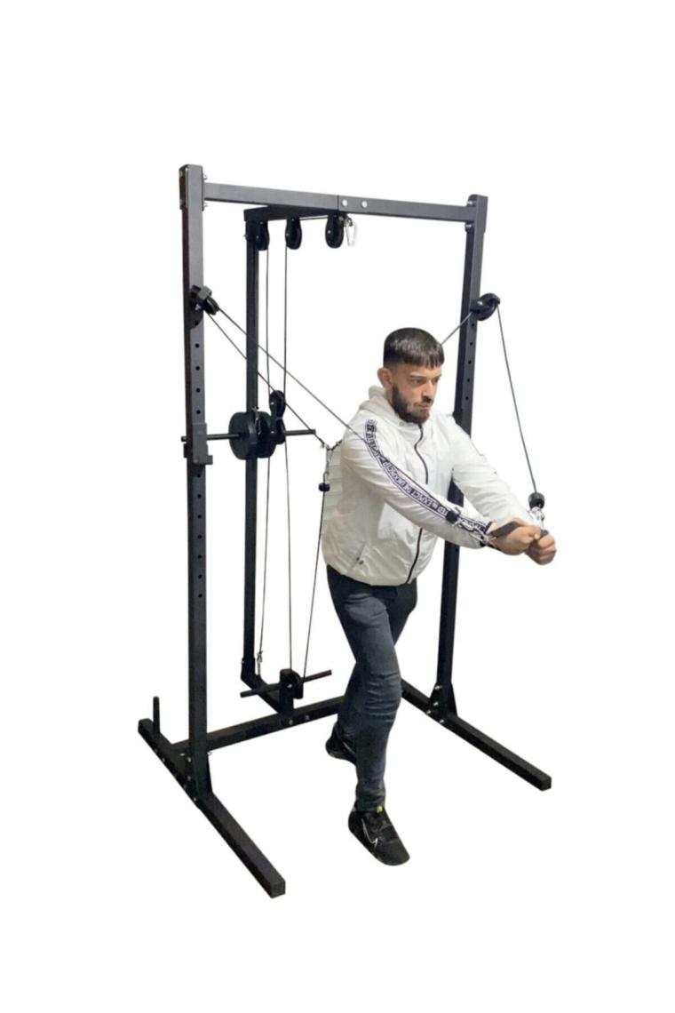 Esi Fitness Squat RACK  LAT / ROW  /FLY EKLENTİLİ ÇALIŞMA İSTASYONU