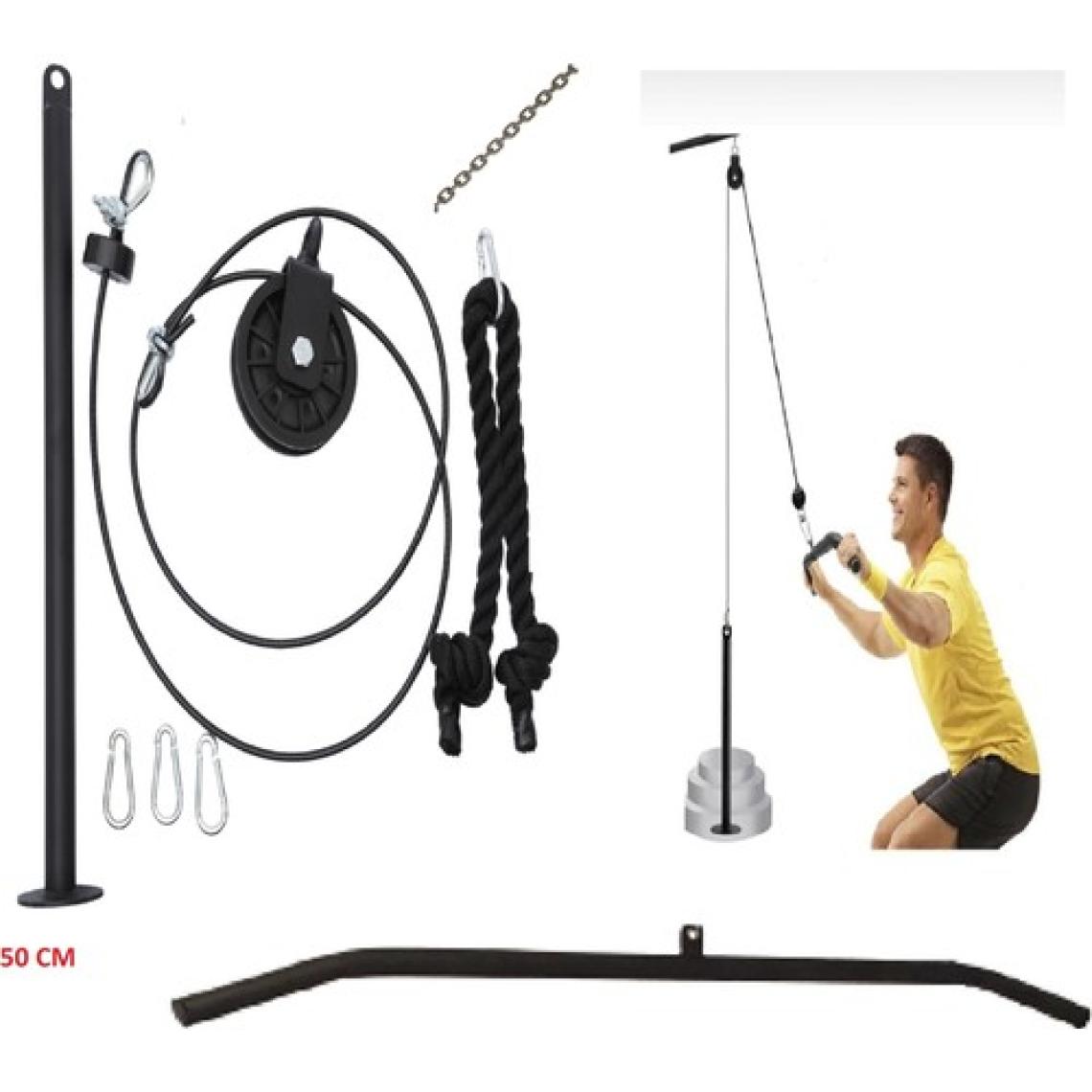 Esi Fitness Makara Fitness Set Triceps Biceps Lat Pulldown Shoulder Cable Crossover