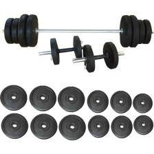 Borçin Halter Dambıl Ağırlık Seti 80 kg Fitness Seti