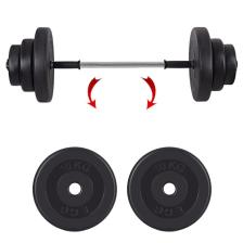 Ecgspor 22 kg Halter Seti - Deadlift Squat Biceps Triceps Shoulder