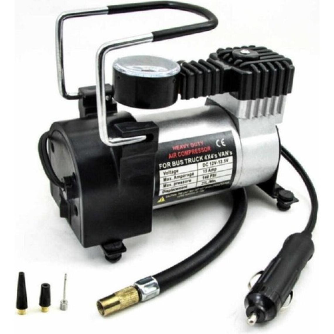 Schulzz Metal Oto Araç Hava Kompresörü 12V 150 Psi Oto Lastik Pompası Bisiklet Diğerleri