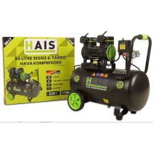 Hais 50 Litre Sessiz Yağsız Hava Kompresörü 1,5 Hp