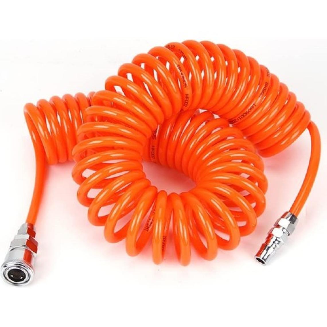 Anadolu Strong Yüksek Kalite Kompresör Spiral Hava Hortumu 8 mm 8mt Hava Jakı Hava Tabancası Recor Seti