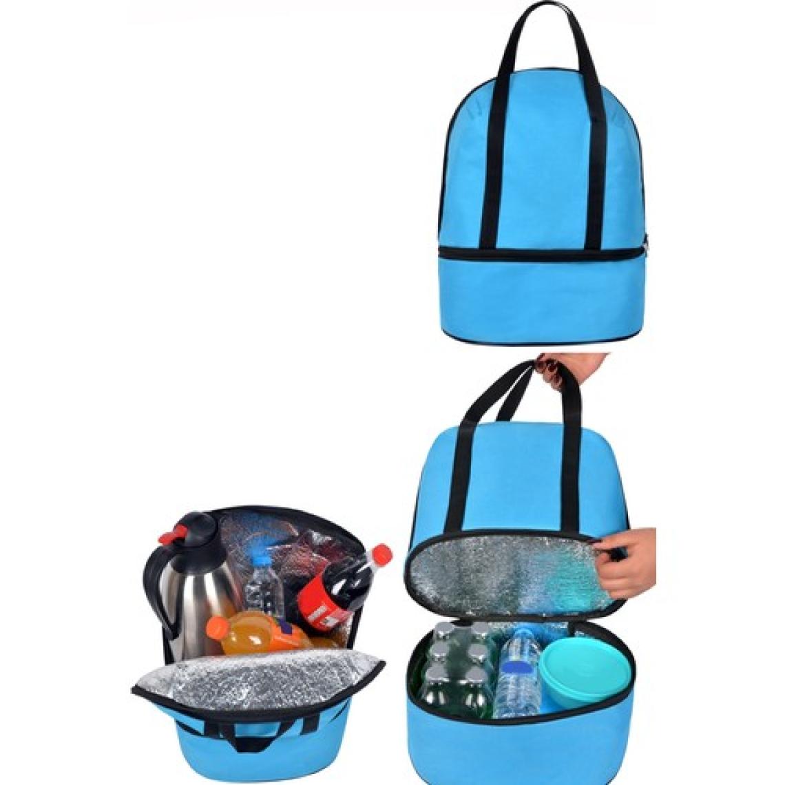 Wi-Fro Termal Termos Çanta Isı Yalıtımlı Sıcak Soğuk Tutucu Piknik Kamp Plaj Outdoor 2 Bölmeli 26 Litre
