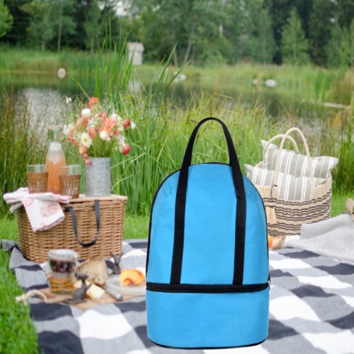 Wi-Fro Termal Termos Çanta Isı Yalıtımlı Sıcak Soğuk Tutucu Piknik Kamp Plaj Outdoor 2 Bölmeli 26 Litre