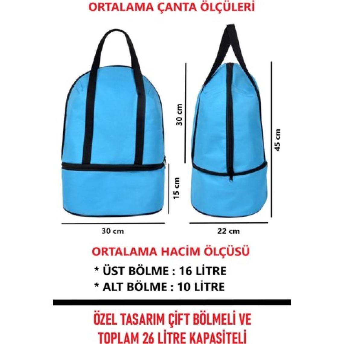Wi-Fro Termal Termos Çanta Isı Yalıtımlı Sıcak Soğuk Tutucu Piknik Kamp Plaj Outdoor 2 Bölmeli 26 Litre