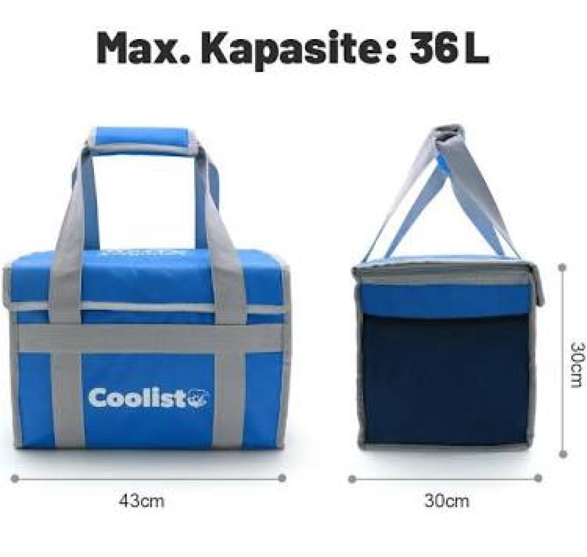 Coolist CL36B 36 Litre Katlanabilir Termos Bez Çanta / Buzluk