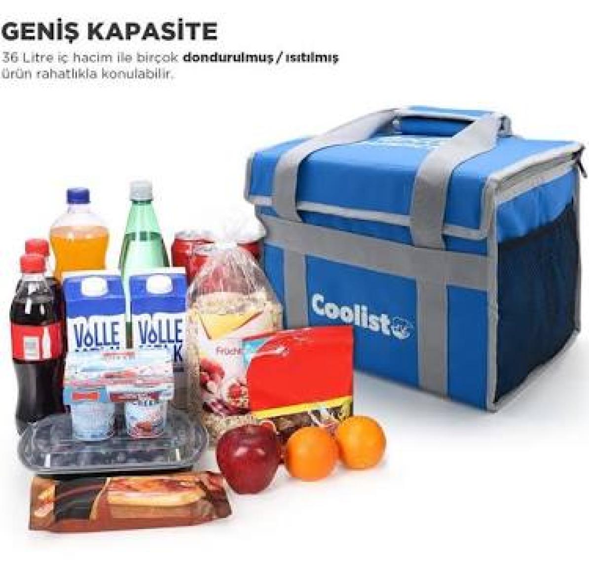 Coolist CL36B 36 Litre Katlanabilir Termos Bez Çanta / Buzluk