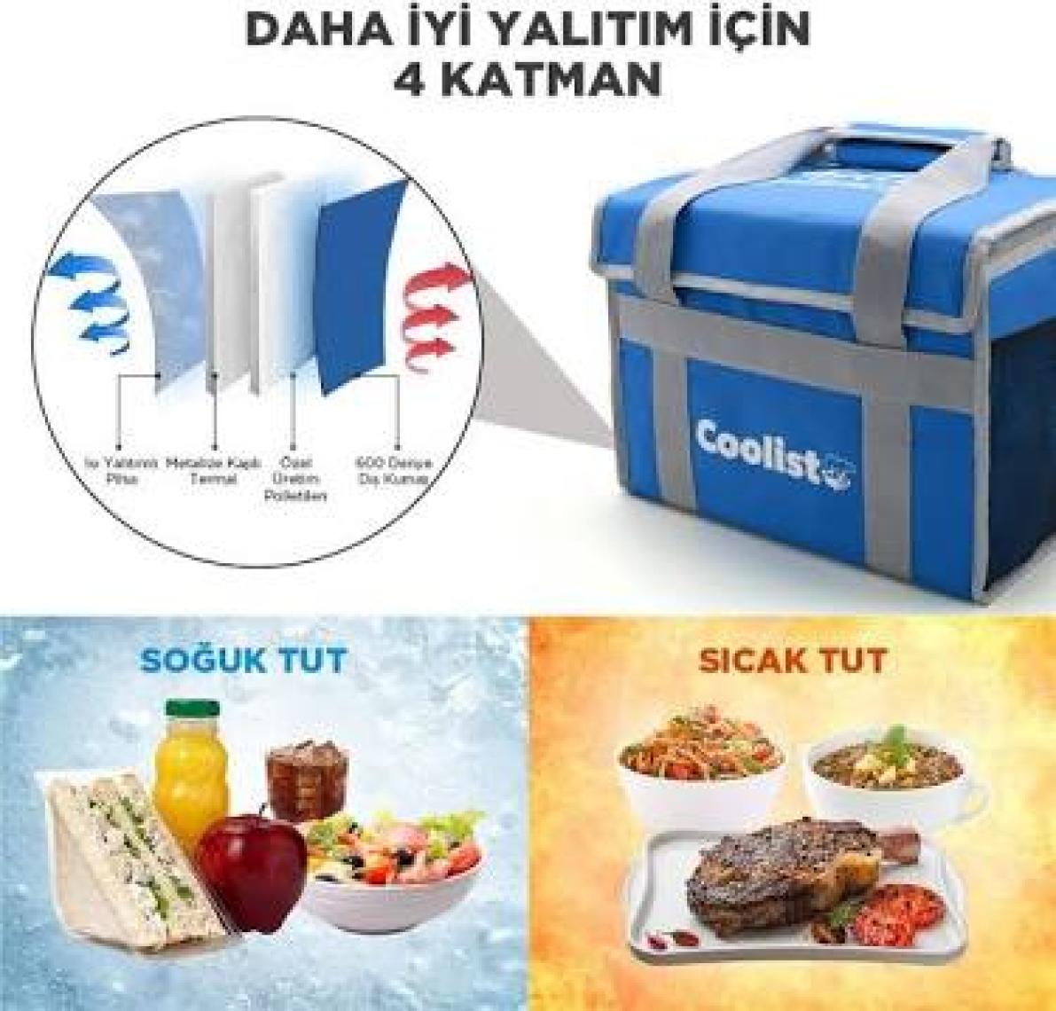 Coolist CL36B 36 Litre Katlanabilir Termos Bez Çanta / Buzluk