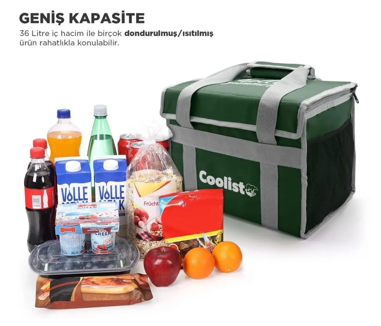 Coolist CL36B 36 Litre Katlanabilir Termos Bez Çanta / Buzluk
