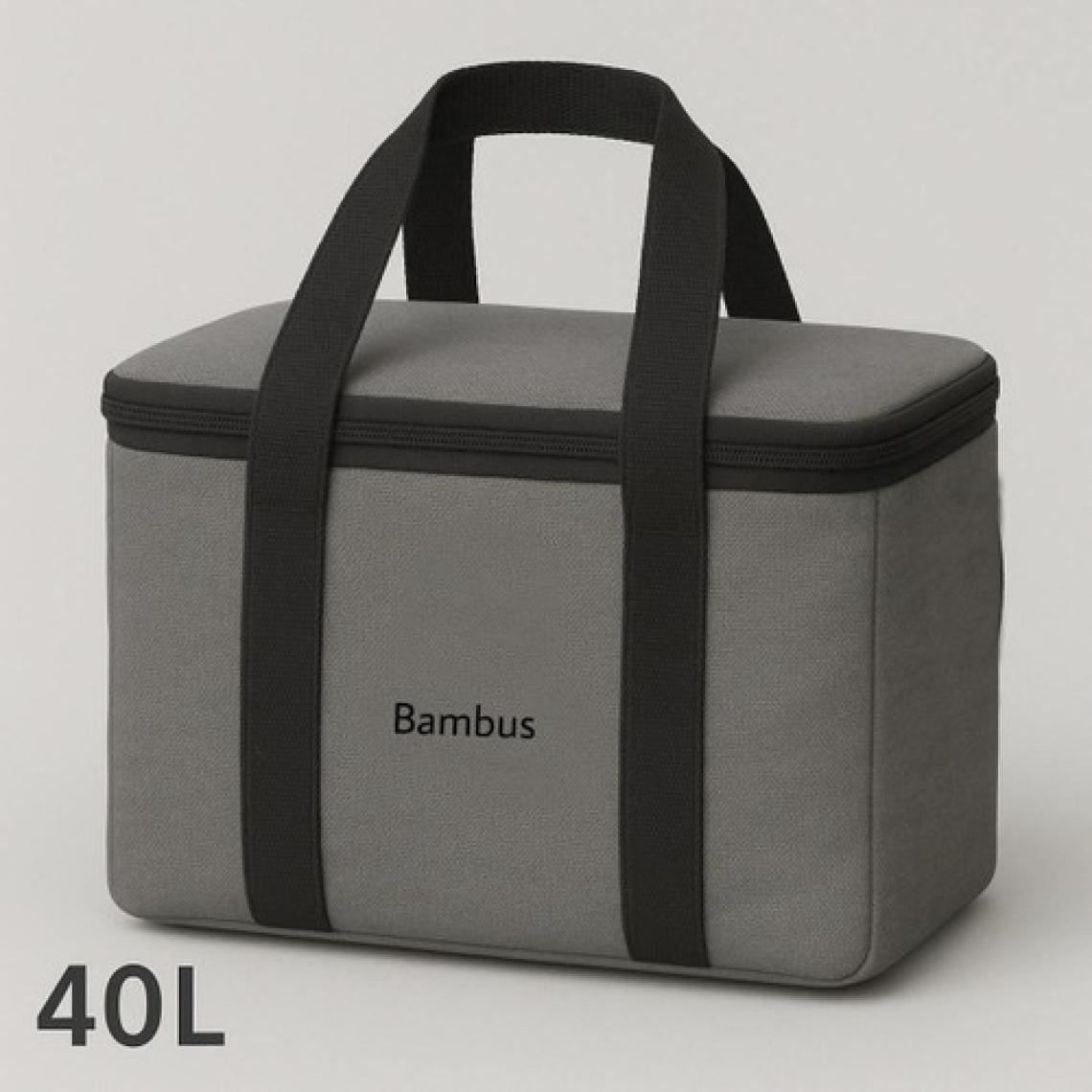 Bambus Home Termal Çanta 40 Litre Termos El Çantası Buzluk Piknik Çantası