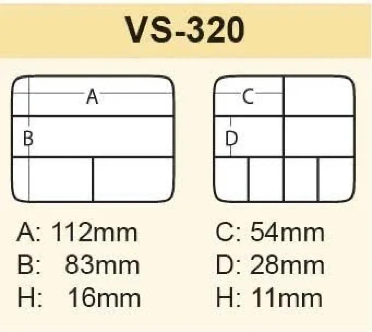 Meiho VS-320 Black Tackle Box Malzeme Kutusu