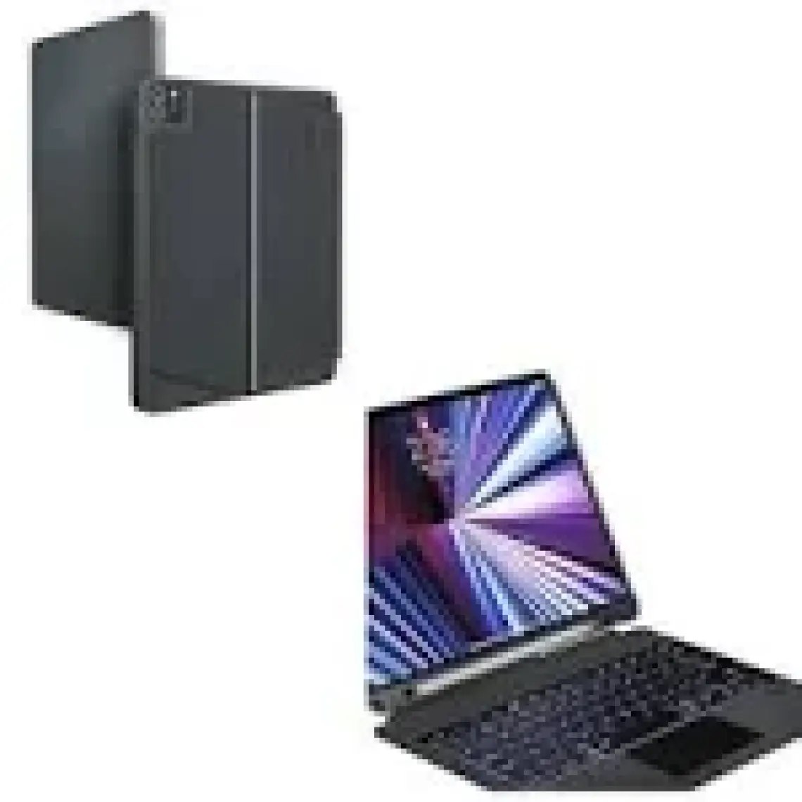 Wiwu Apple iPad Air 10.9 2022 (5.nesil) Wiwu Mag Touch Klavyeli Standlı Kılıf