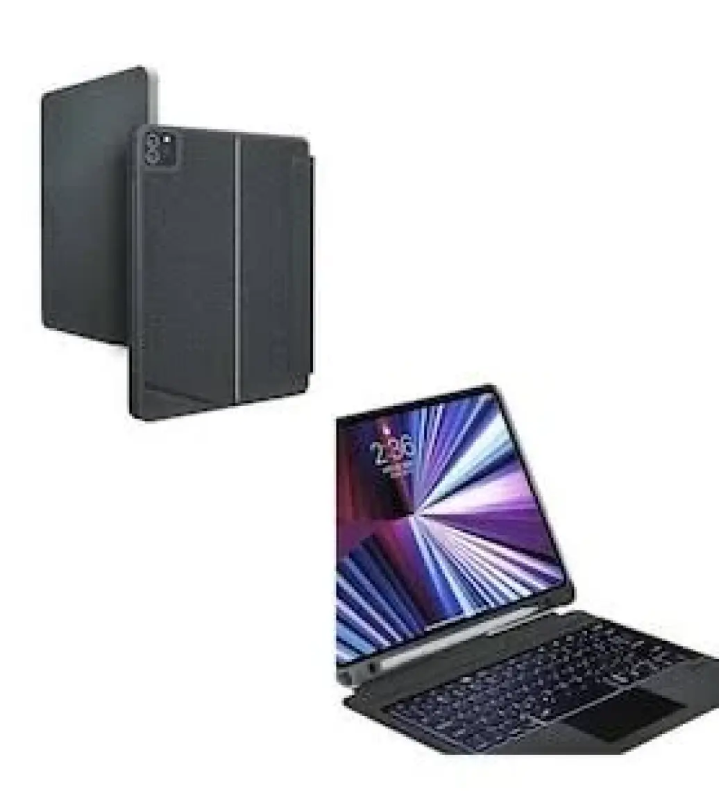 Wiwu Apple iPad Air 10.9 2022 (5.nesil) Wiwu Mag Touch Klavyeli Standlı Kılıf