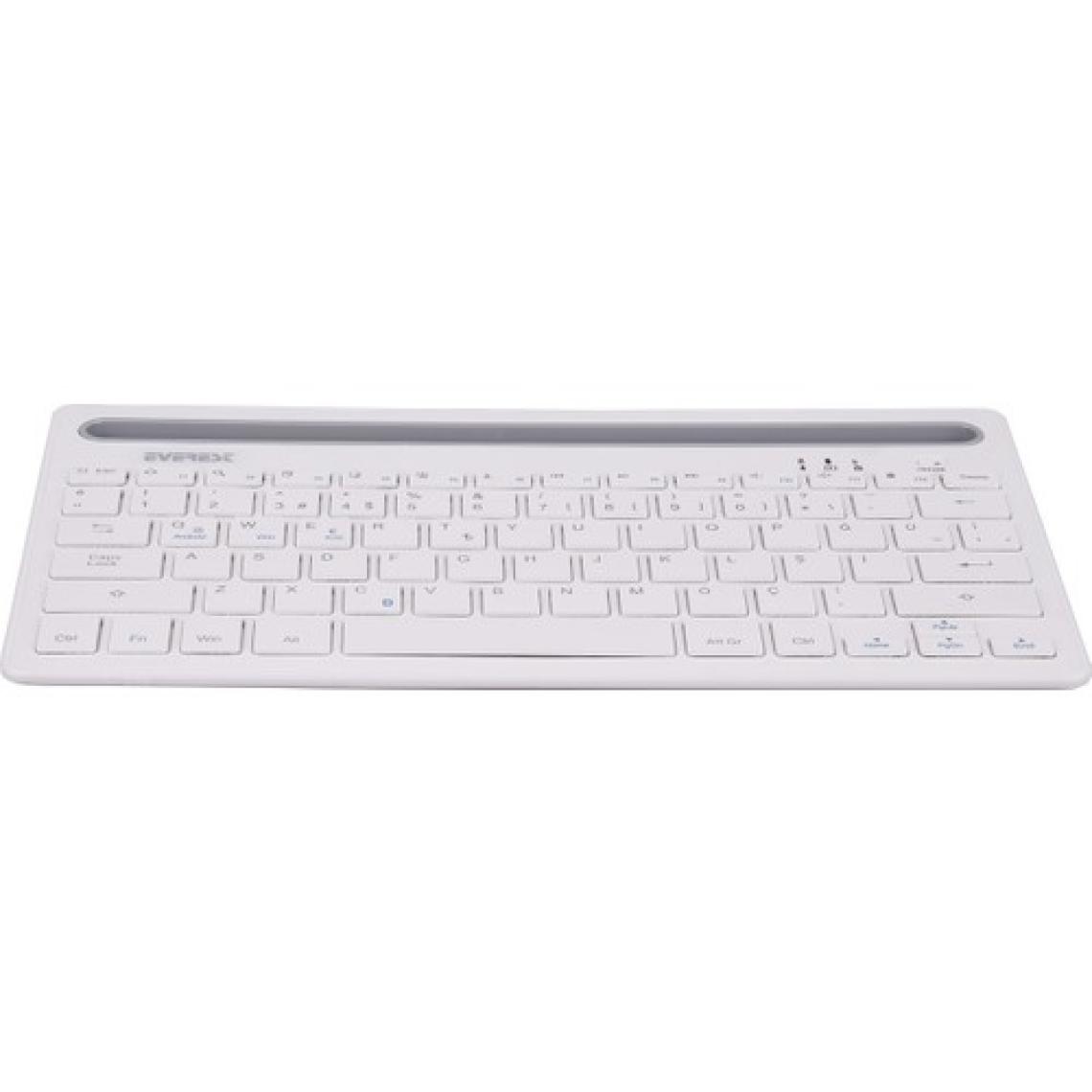 Everest KB-BT82 Beyaz-Gümüş Bluetooth Tablet Klavyesi