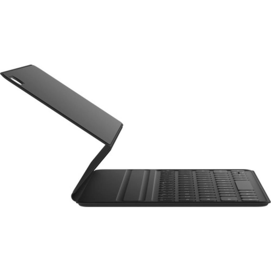 Huawei MatePad 11 Uyumlu Akıllı Manyetik Klavye ve Koyu Gri PU Deri Çizilmez Taşınabilir Tablet Kılıfı