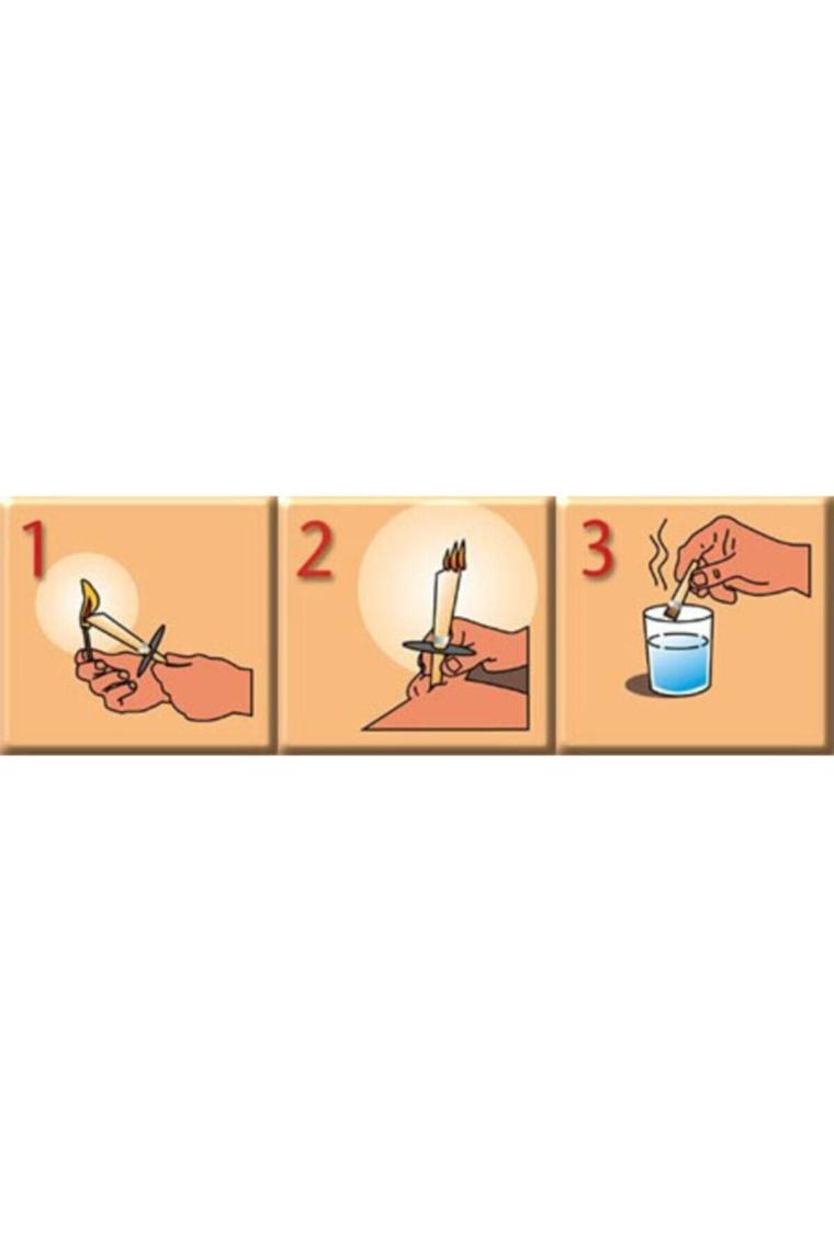 5 X Doğal Kulak Temizleme Mumu Çubuğu Vakumlu Ear Candle