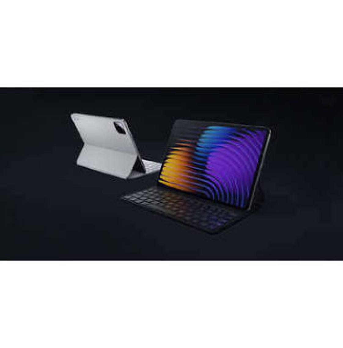 Xiaomi Pad 7 / 7 Pro Klavyeli Kılıf, Beyaz