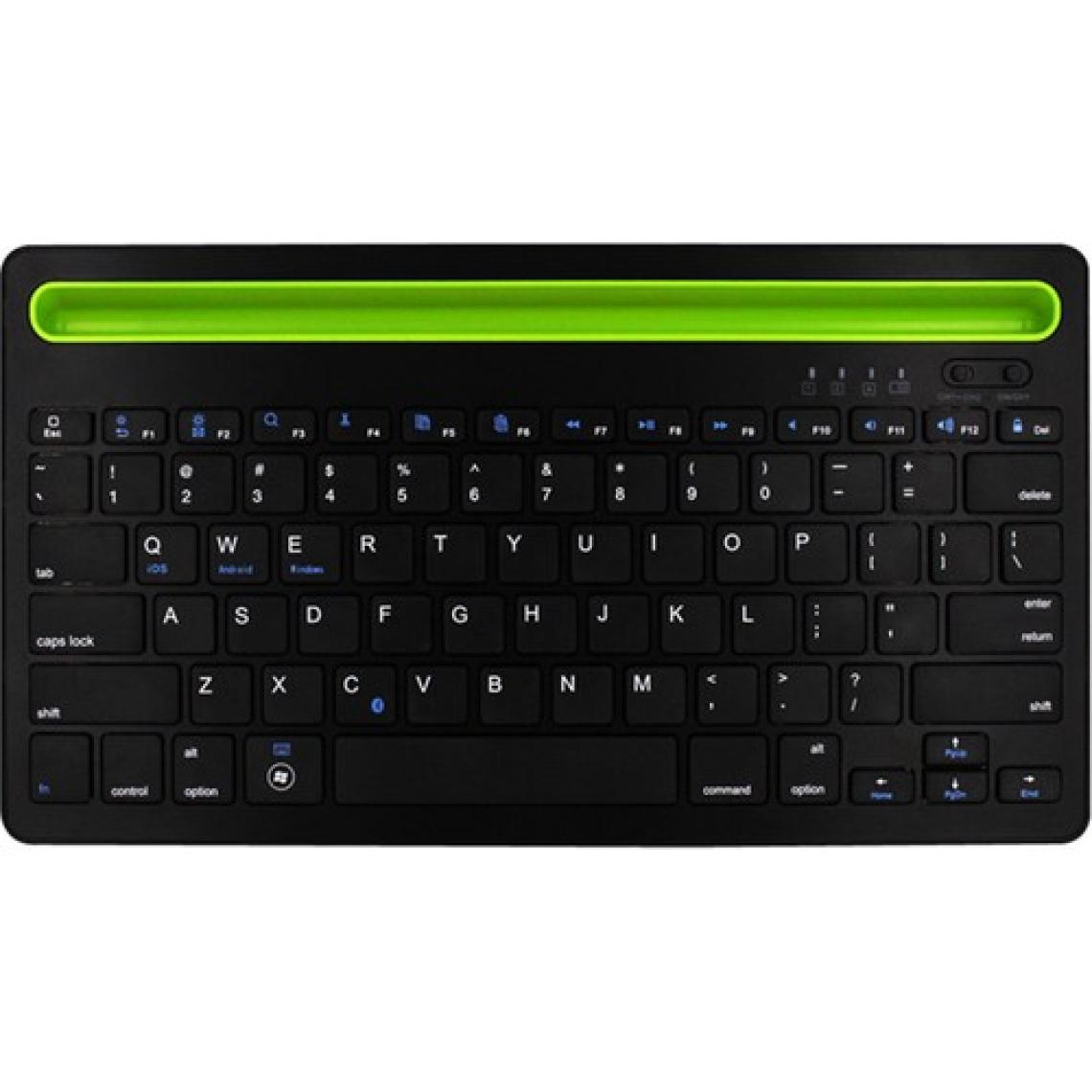 Cloody Siyah Bluetooth Ultra Ince+şarjlı Mac/win/android/ıos Uyumlu Tablet Standlı Kablosuz Klavye