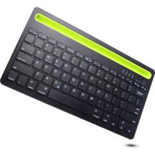 Cloody Siyah Bluetooth Ultra Ince+şarjlı Mac/win/android/ıos Uyumlu Tablet Standlı Kablosuz Klavye
