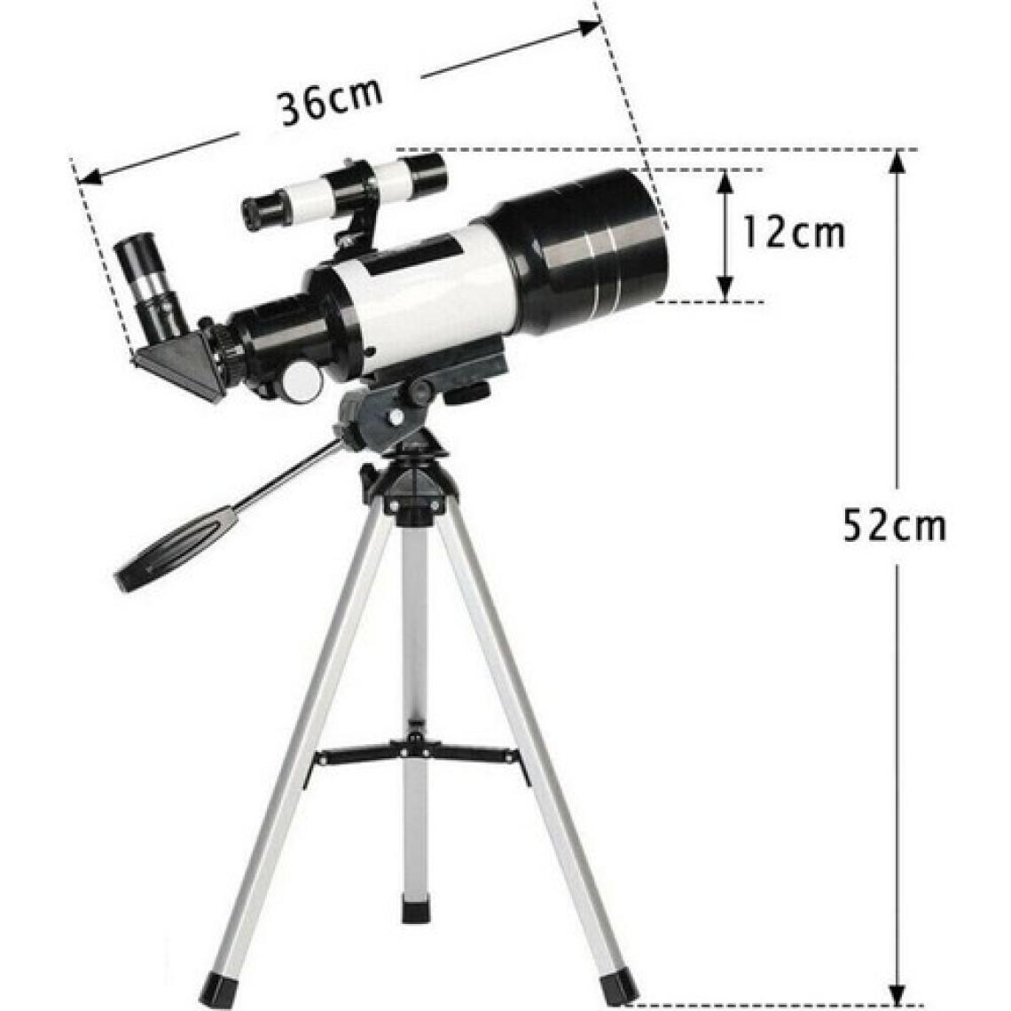 Duhalıne Profesyonel Astronomik Monoklüler 150X Büyütme Teleskop - F30070M