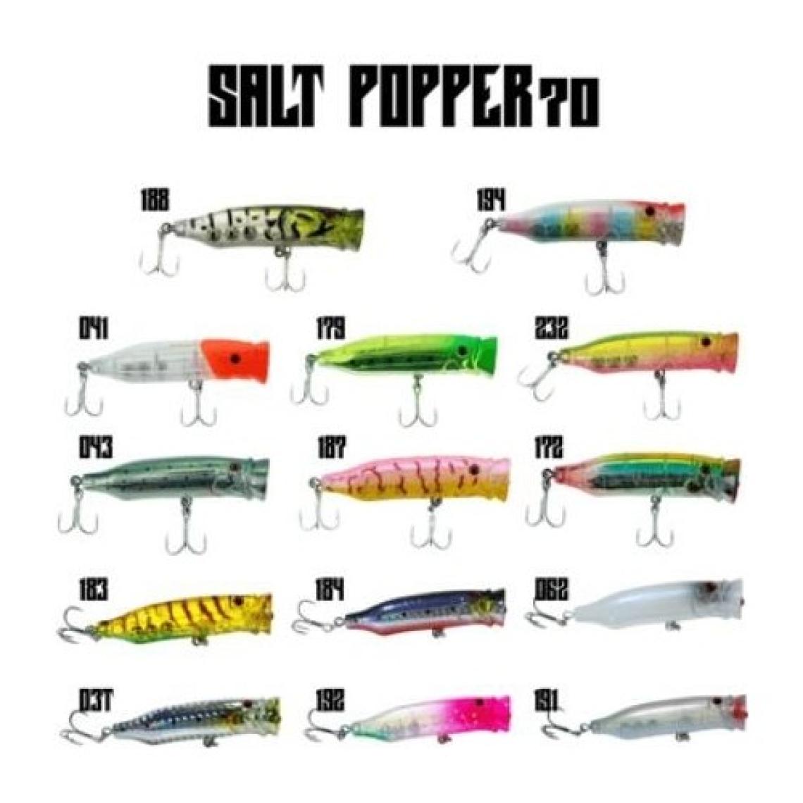 Fujin Salt Popper 70MM 9.5gr Su Üstü Maket Balık