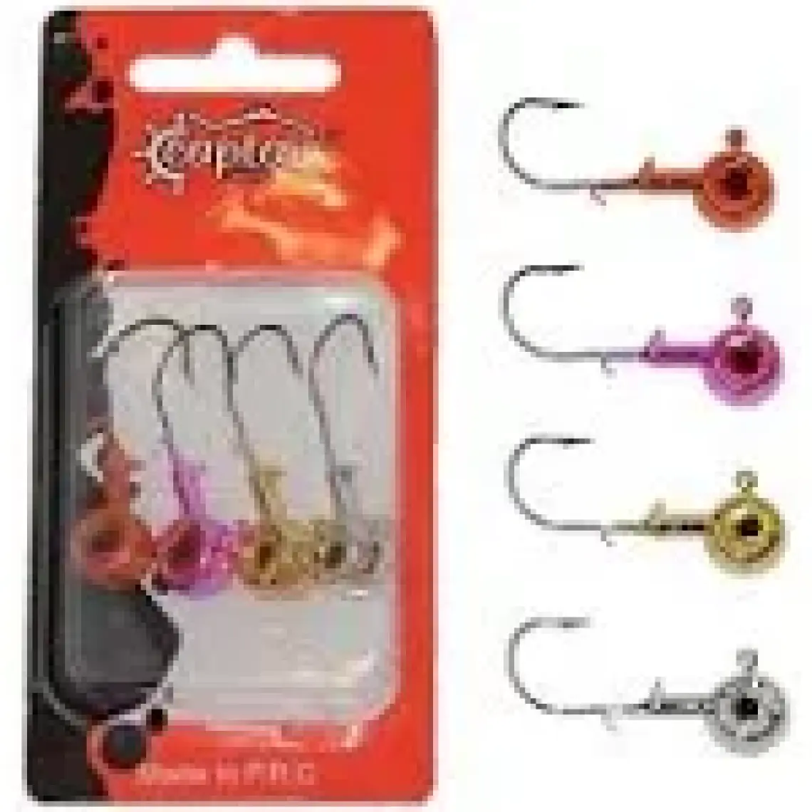 Captain 6415 Jig Head Angel Kiss 4&#039;LÜ Set 3D Melek Gözlü Jig Head
