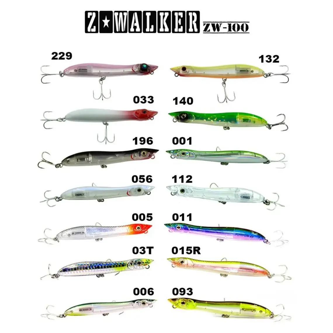 Fujin Z - Walker 100 mm 11 gr Su Üstü Suni Yem